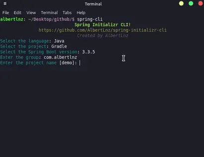 Spring Initializr CLI